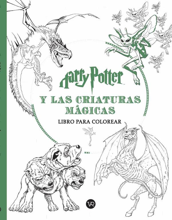 Harry Potter y las criaturas mágicas:Libro para colorear
