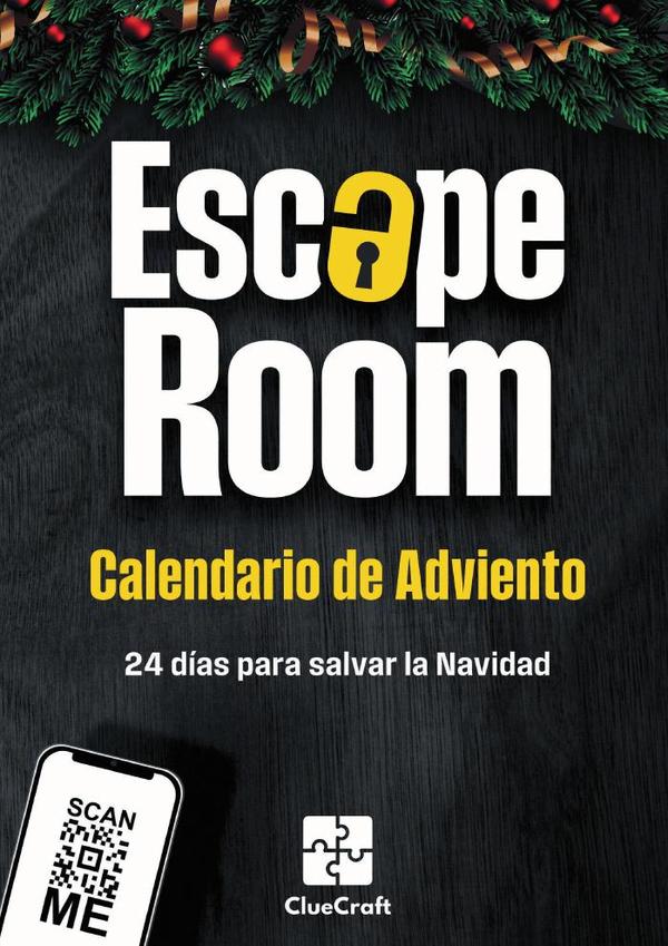 Calendario de Adviento Escape Room:Un misterio de Adviento por resolver – 24 días para salvar la Navidad – El calendario de Adviento de enigmas y acertijos para adultos