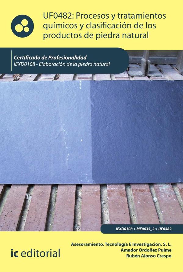 Procesos y tratamientos químicos y clasificación de los productos de piedra natural. IEXD0108 – Elaboración de la piedra natural