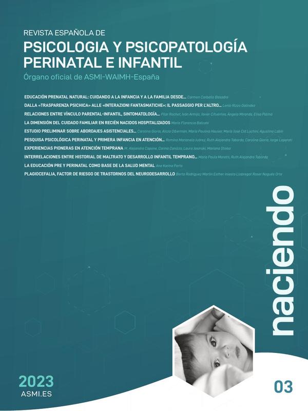 Naciendo: revista española de psicología y psicopatología perinatal e infantil – 03 :NÚMERO 03